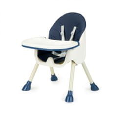 EcoToys Detská jedálenská stolička 2v1 Blue EcoToys