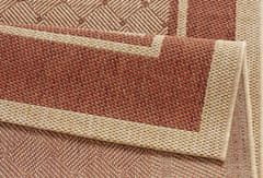Kusový koberec Natural 102711 Classy Terracotta – na von aj na doma 80x150