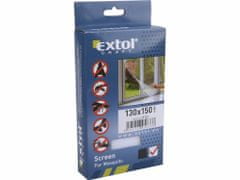 Extol Craft Sieť okenná proti hmyzu, 130x150cm, biela, PES, EXTOL CRAFT