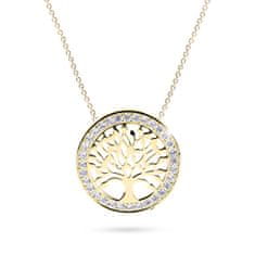 Cutie Jewellery Originálny zlatý náhrdelník Strom života Z5021-40-10-X-1