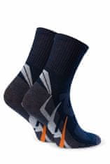 Amiatex Dámske ponožky 022 296 blue, tmavo modrá, 35/37