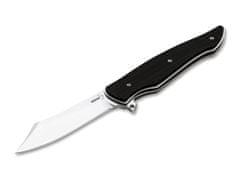 Böker Plus 01BO243 OBSCURA vreckový nôž 7,6 cm, čierna, G10, nylonové puzdro