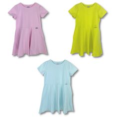 Oli&Oli Detské šaty s krátkym rukávom - žltá farba (veľkosť 122)