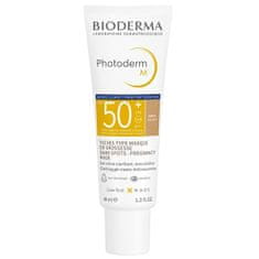 Bioderma Ochranný tónovací gélový krém SPF 50+ Photoderm M (Cream) 40 ml (Odtieň Light)