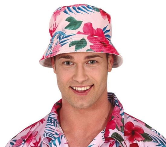Guirca Pánsky klobúk bucket Havaj Flamingo