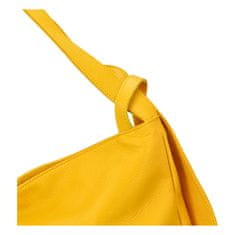 Delami Vera Pelle Štýlová kožená kabelka batoh Becky, žltá