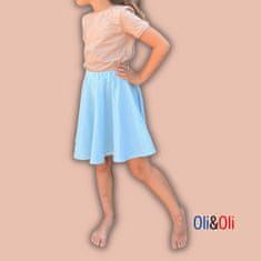 Oli&Oli Detská sukňa - bledomodrá farba (veľkosť 92)