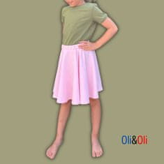 Oli&Oli Detská sukňa - bledoružová farba (veľkosť 116)