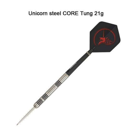 Unicorn Šípky steel CORE 21g, 80% wolfram