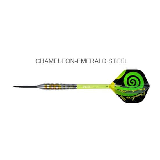 One80 Sada šípok steel Chameleon Emerald 24g 90% wolfram