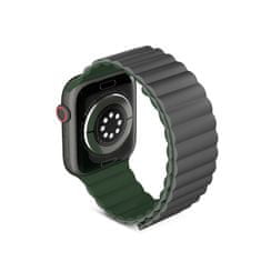 EPICO magnetický remienok pre Apple Watch 42/44/45mm, čierny/modrý 63418101300001