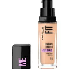 Maybelline Rozjasňujúci make-up Fit Me Luminous + Smooth SPF 18 (Foundation) 30 ml (Odtieň 115 Ivory)
