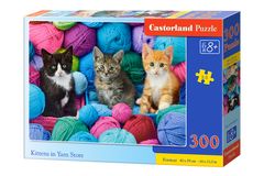 Castorland Puzzle Mačičky a klbká 300 dielikov