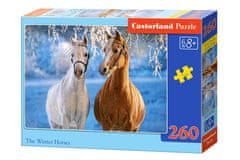 Castorland Puzzle Kone v zimnej krajine 260 dielikov
