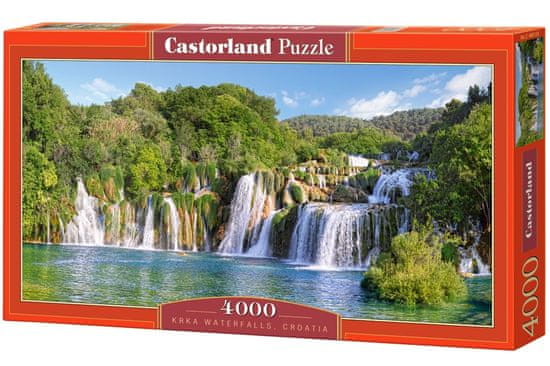 Castorland Puzzle Vodopády Národný park Krka 4000 dielikov