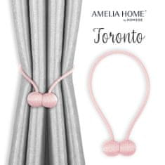 AmeliaHome TORONTO 2 ks ružový prášok