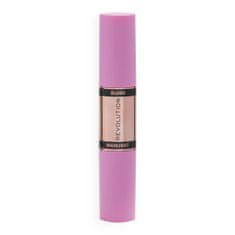 Makeup Revolution Tvárenka a rozjasňovač 2v1 (Blush & Highlight Stick) 8,6 g (Odtieň Champagne Shine)