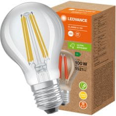 LEDVANCE LED žiarovka E27 A60 7,2W = 100W 1521lm 3000K Teplá biela 300° Filament