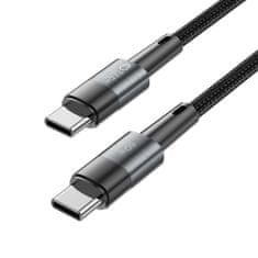 Tech-protect Ultraboost kábel USB-C / USB-C 60W 3A 25cm, šedý