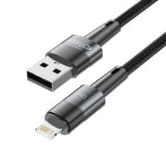 Tech-protect Ultraboost kábel USB / Lightning 12W 2.4A 25cm, šedý