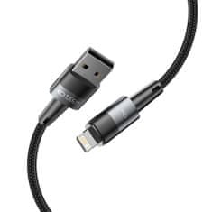 Tech-protect Ultraboost kábel USB / Lightning 12W 2.4A 2m, šedý