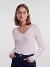 Pieces Dámske tričko PCBARBERA Standard Fit 17141053 Bright White (Veľkosť L)