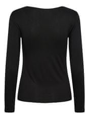 Pieces Dámske tričko PCBARBERA Standard Fit 17141053 Black (Veľkosť L)
