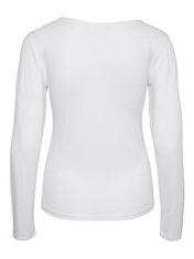 Pieces Dámske tričko PCBARBERA Standard Fit 17141053 Bright White (Veľkosť L)