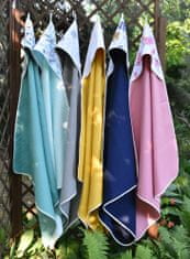 Inny Kúpací set uterák s kapucňou a 2 malé uteráky v záhradnej mätovej farbe - RKK-Z3-WL-IGM