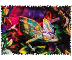 Puzzler Drevené farebné hádanky - úžasný chameleón