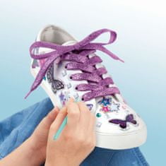Make It Real Dekoratívne nálepky na topánky motýľ bling