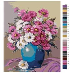 Malujsi Maľovanie podľa čísel - Kvety, kamkoľvek sa pozriete - 80x100 cm, bez dreveného rámu