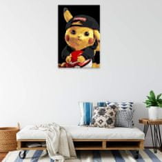 Malujsi Maľovanie podľa čísel - Pikachu - 40x60 cm, bez dreveného rámu