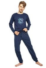 Cornette Chlapčenské pyžamo 998/42 Chip + Nadkolienky Gatta Calzino Strech, tmavo modrá, 188/XL