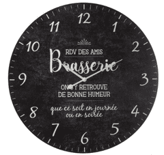 Atmosphera Nástenné hodiny Brasserie 2366, 57 cm