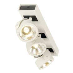 SLV BIG WHITE KALU, nástenné a stropné svietidlo, tri žiarovky, LED, 3000K, biele / čierne, 60 ° 1000132
