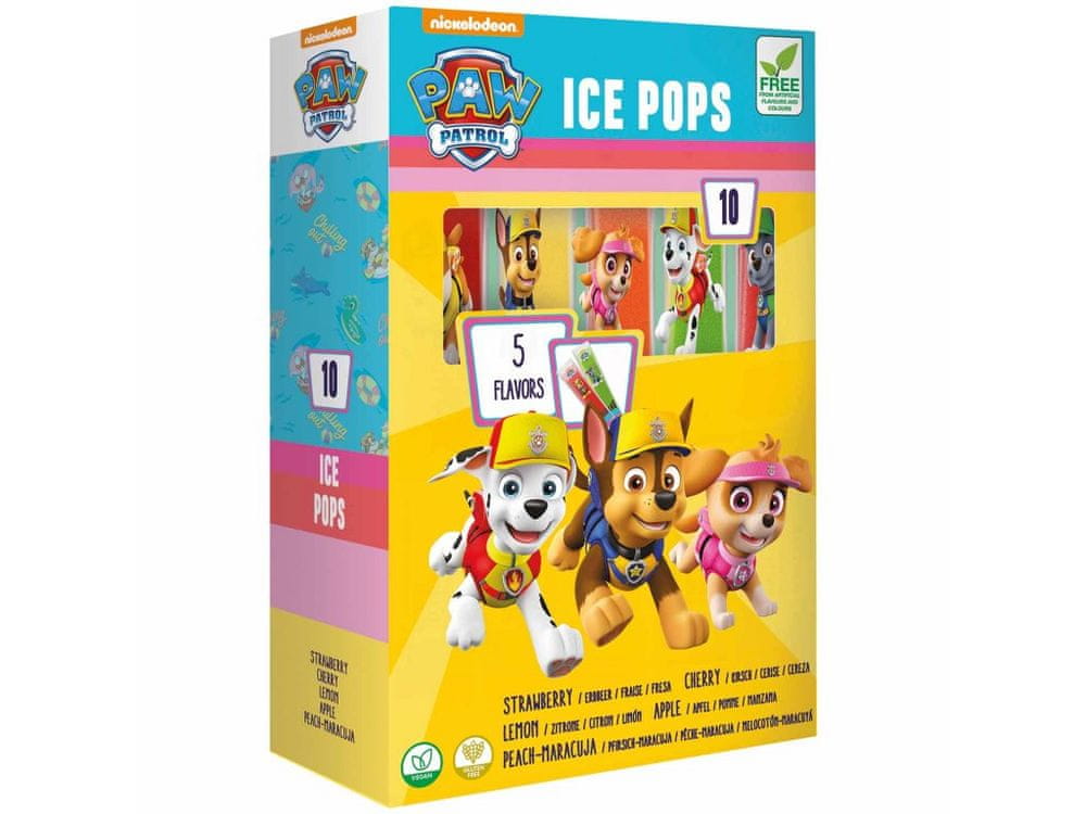Nickeolodeon Paw Patrol Ice Pops 10x40ml
