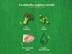GERBER Organic detský príkrm brokolica s hráškom a krutím mäsom 190 g