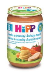 HiPP BIO Zelenina a cestoviny s kuracím mäsom od 12. mesiaca, 220 g