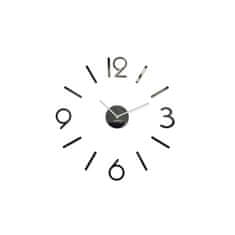 Flexistyle 3D Nalepovacie hodiny DIY ADMIRABLE L Sweep 54D-1, čierne 50-75cm
