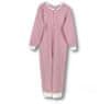 Detské pyžamo - overal - bledoružová farba (veľkosť 104)
