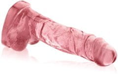 XSARA Gelový ohromný penis s naběhlou špičkou 28 cm – 74292626