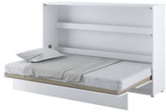 CASARREDO Výklopná posteľ 120 REBECCA biela lesk/biela mat