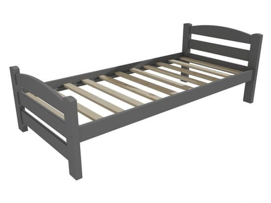 eoshop Detská posteľ DP 008 (Rozmer: 80 x 180 cm, Farba dreva: farba sivá)