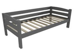 eoshop Detská posteľ DP 010 (Rozmer: 80 x 200 cm, Farba dreva: farba sivá)