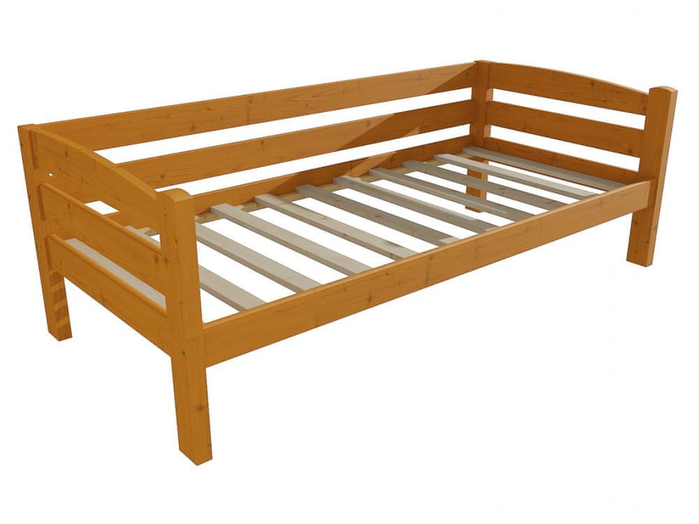 eoshop Detská posteľ DP 010 (Rozmer: 90 x 200 cm, Farba dreva: morenie jelša)