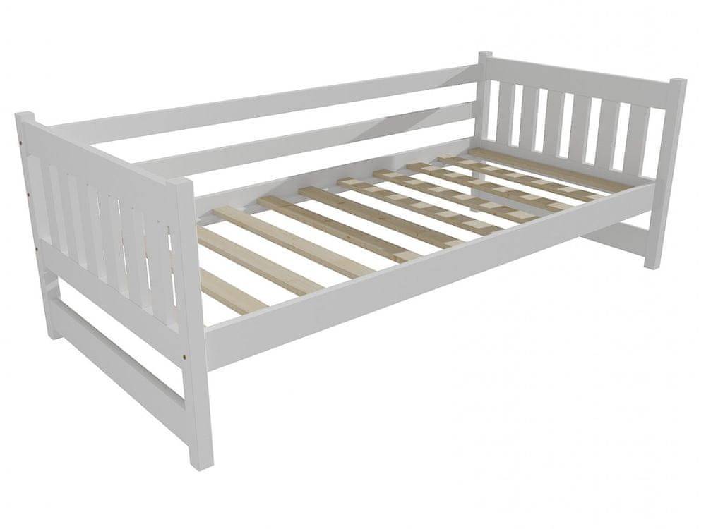 eoshop Detská posteľ DP 024 (Rozmer: 90 x 180 cm, Farba dreva: farba biela)