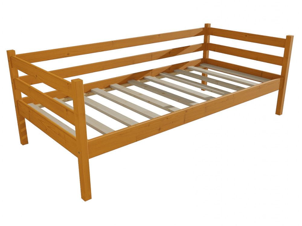 eoshop Detská posteľ DP 028 (Rozmer: 80 x 180 cm, Farba dreva: morenie jelša)