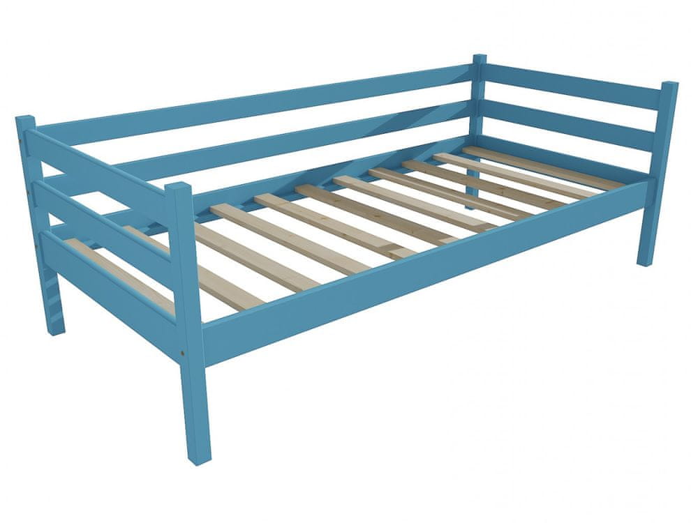 eoshop Detská posteľ DP 028 (Rozmer: 90 x 180 cm, Farba dreva: farba modrá)