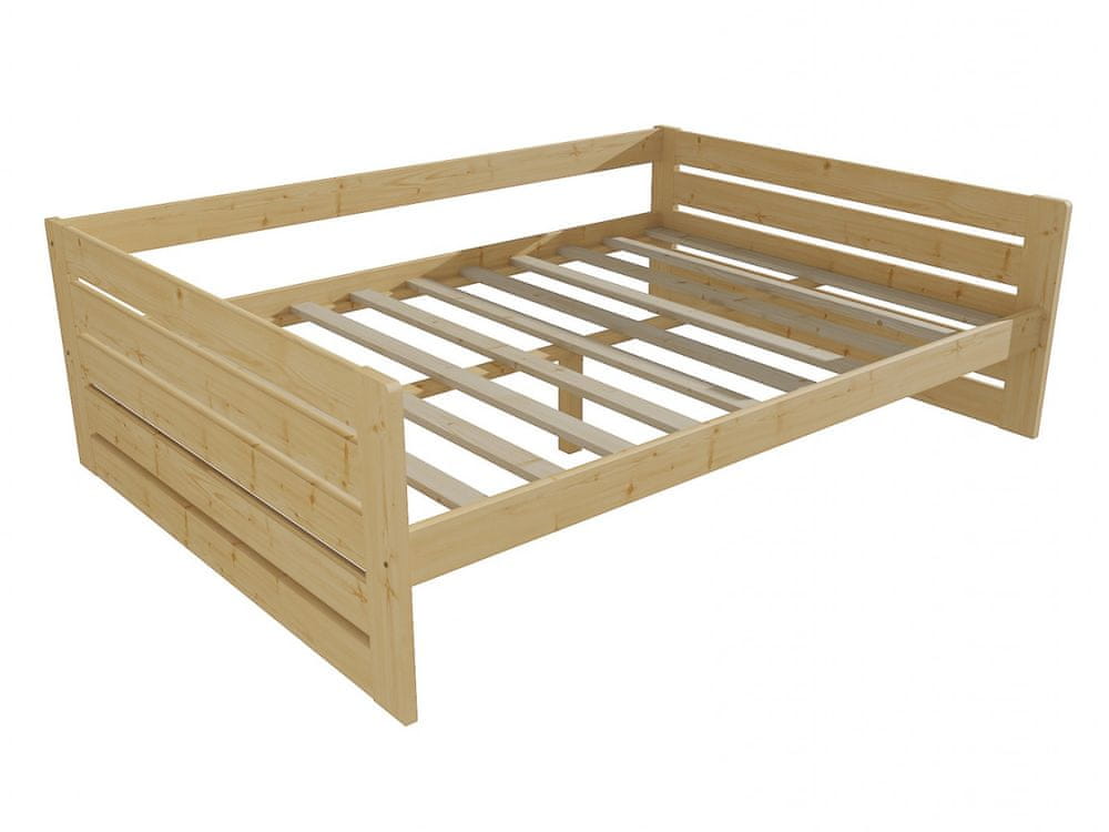 eoshop Detská posteľ DP 030 XL (Rozmer: 140 x 200 cm, Farba dreva: bezfarebný lak)
